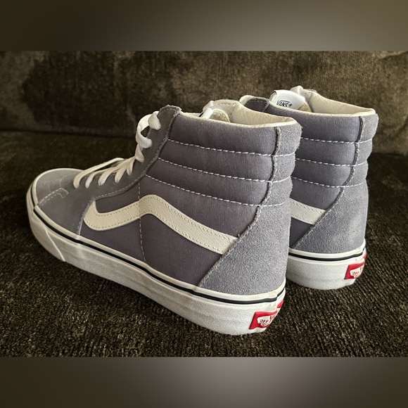 Vans SK8-HI Suede/Canvas Shoes Blue Color- Men’s Size 7 - Picture 8 of 14